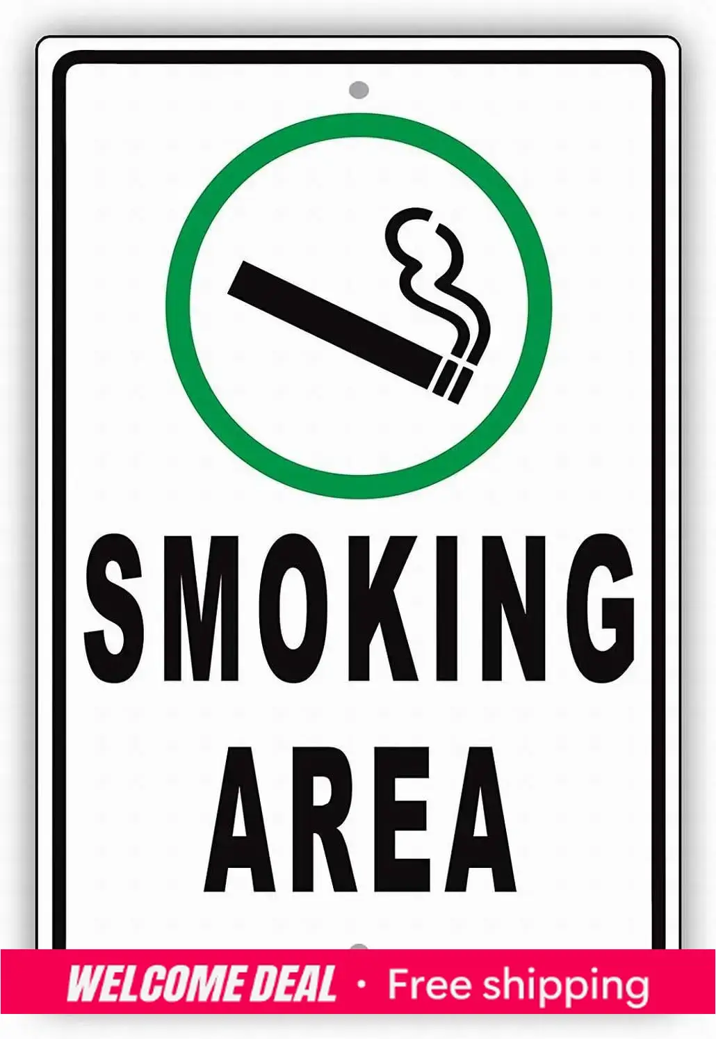 Vaping Store - 2026 （2D Tin Painting）Safety Sign Smoking