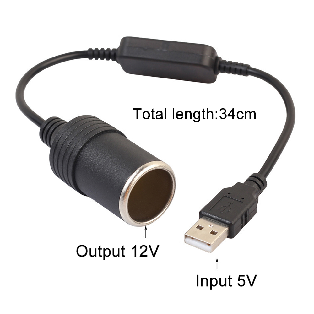 1pc 5V 2A USB To 12V Cigarette - Accessories Experts Vape ulasan dan harga