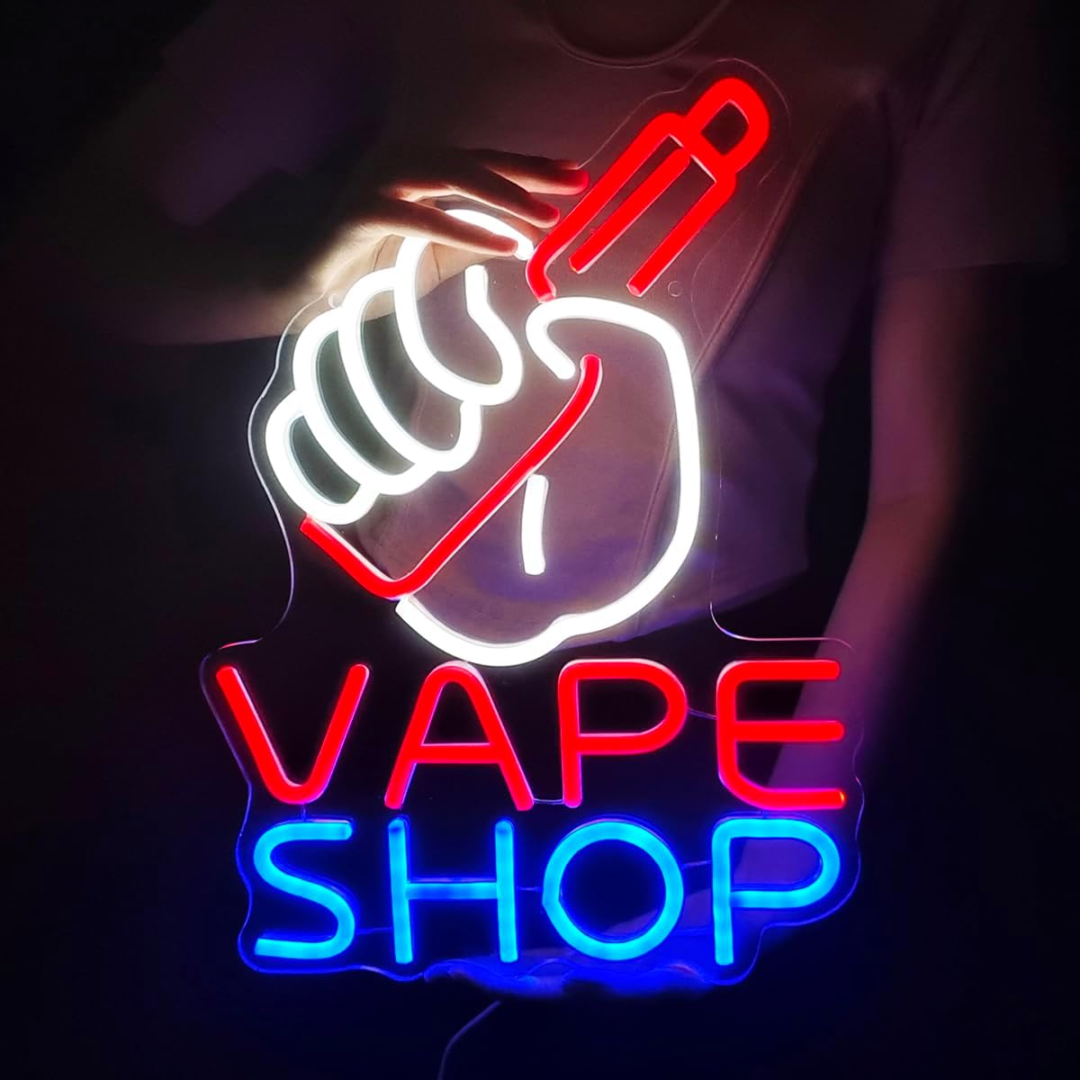 Vape Shop Neon Sign USB Powere - Vaping Store ulasan dan harga