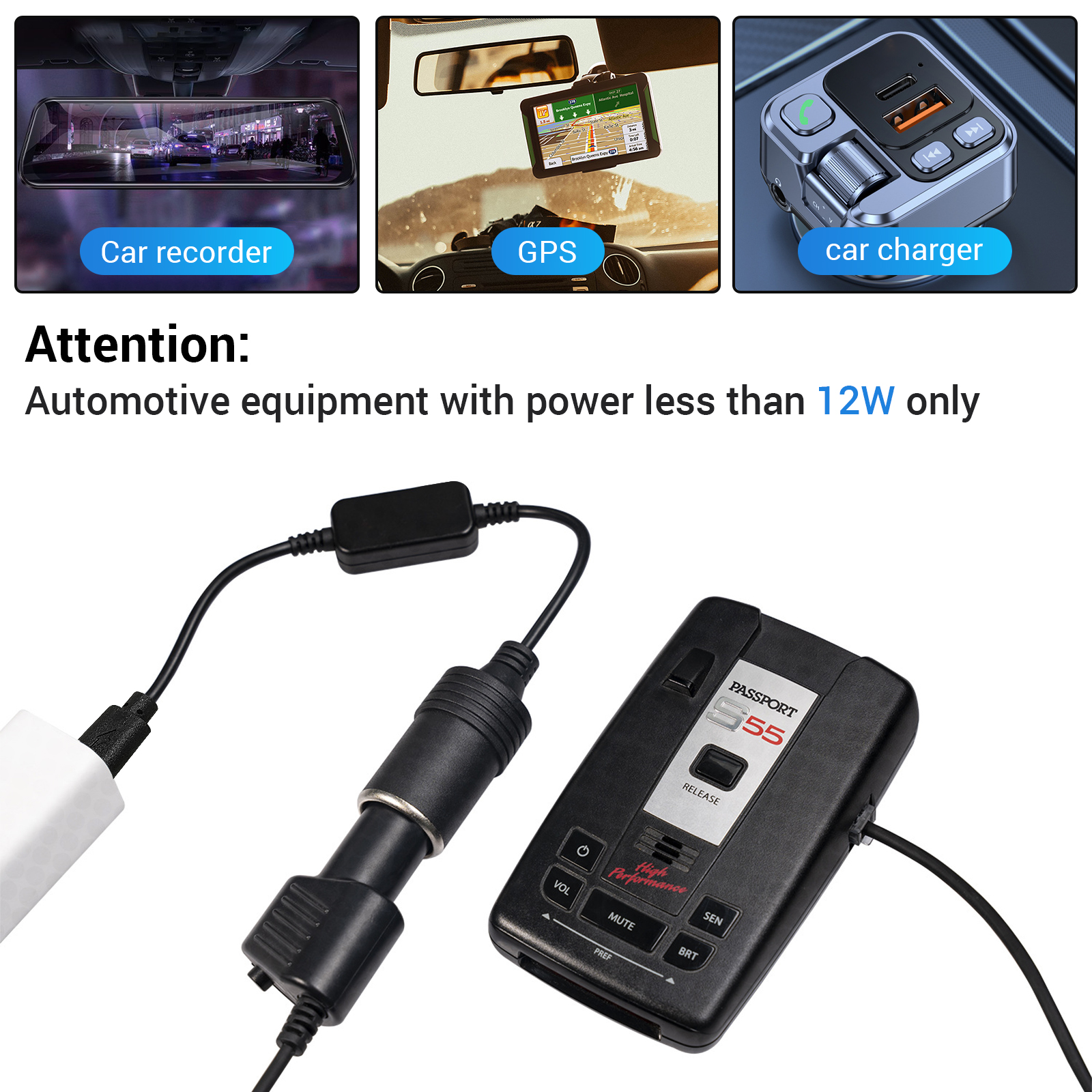 1pc 5V 2A USB To 12V Cigarette - Accessories Experts Vape ulasan dan harga