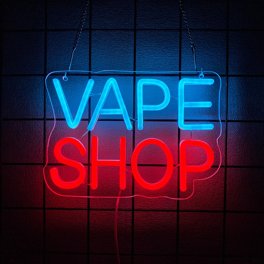 Vape Shop Neon Sign For Wall D - Vaping Store ulasan dan harga