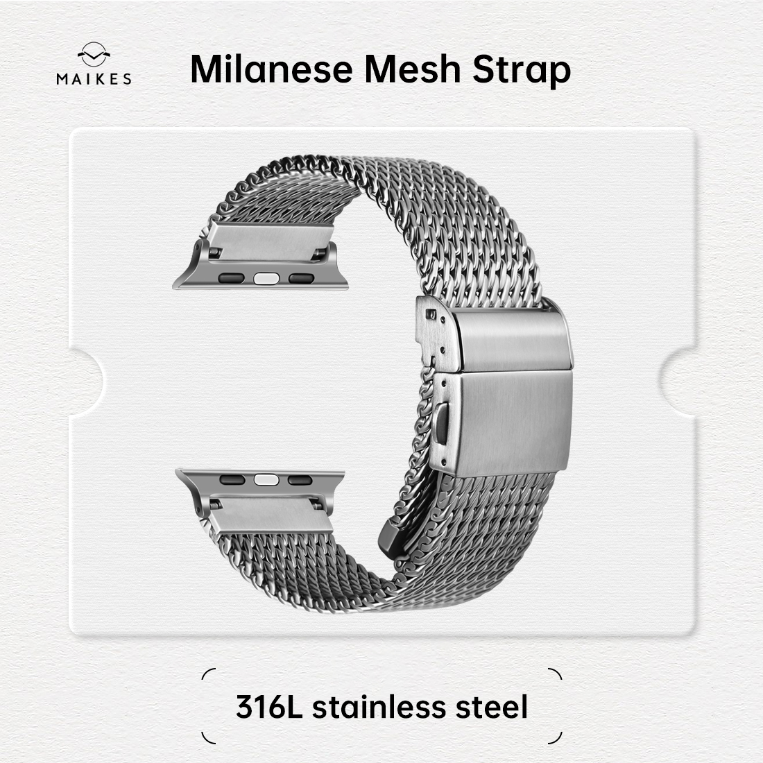 Maikes Milanese Mesh Apple Wat - Mesh Coil Strip ulasan dan harga