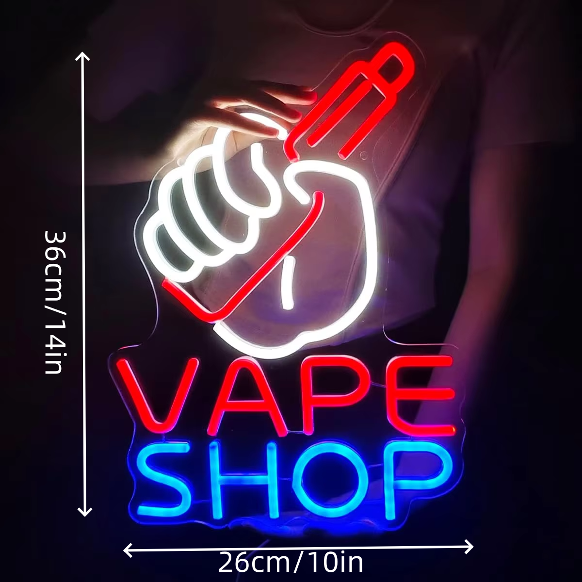 VAPE Shop Neon Sign for Smoke  - Vaping Store ulasan dan harga