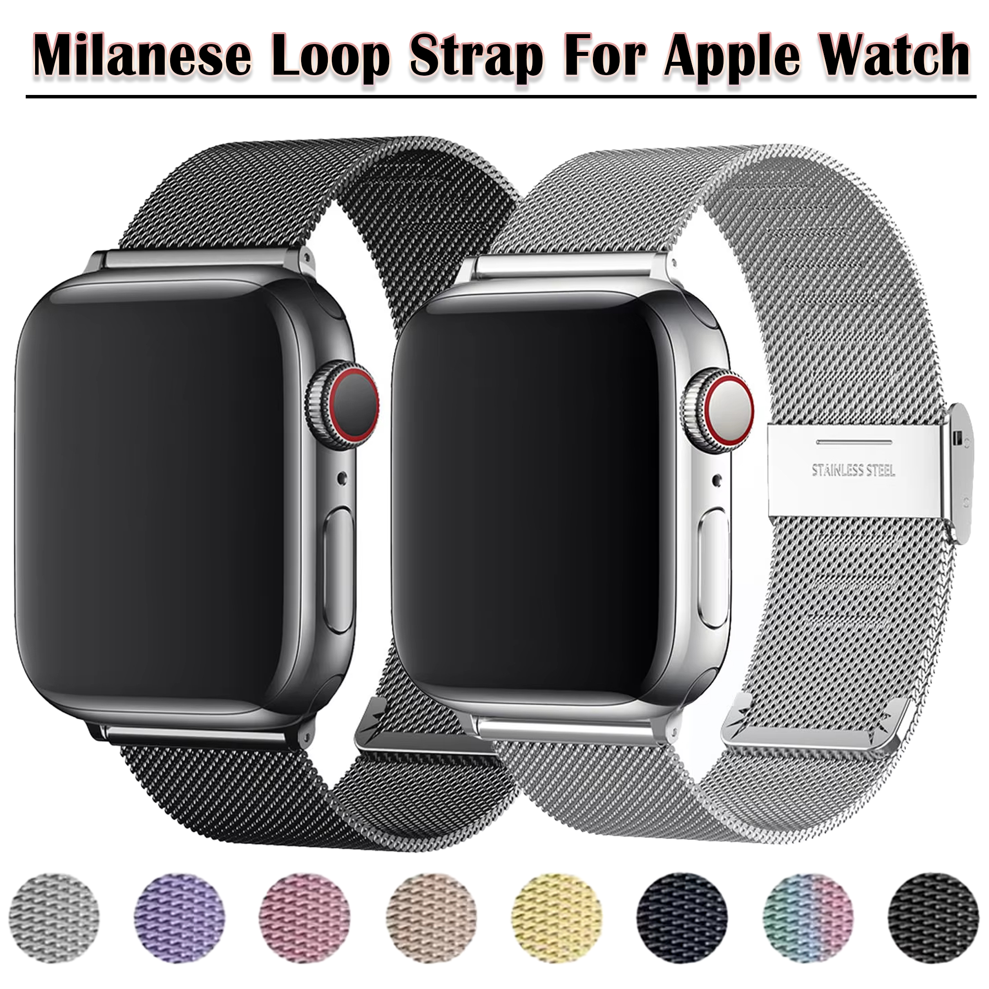 Milanese Loop Band for Apple W - Mesh Coil Strip ulasan dan harga