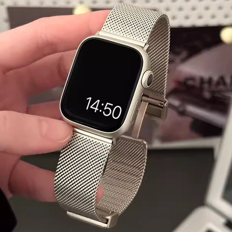 Milanese Strap For Apple Watch - Mesh Coil Strip ulasan dan harga